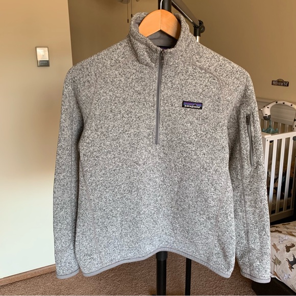 Patagonia Sweaters - Patagonia Fleece Better Sweater 1/4 Zip Pullover Gray Women’s Small